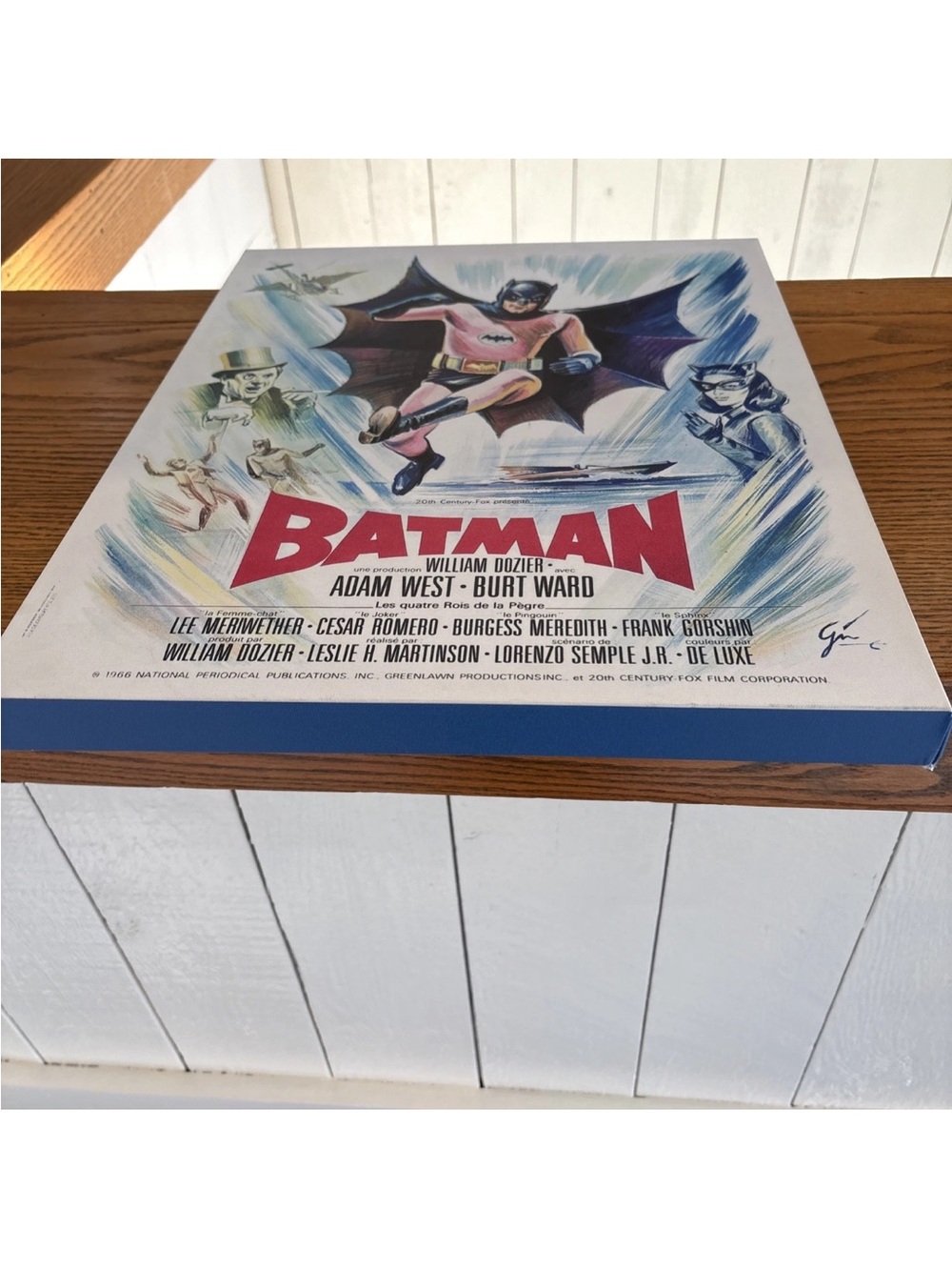 Canvas On Demand Batman Retro Wall Art Print - Multi-Color